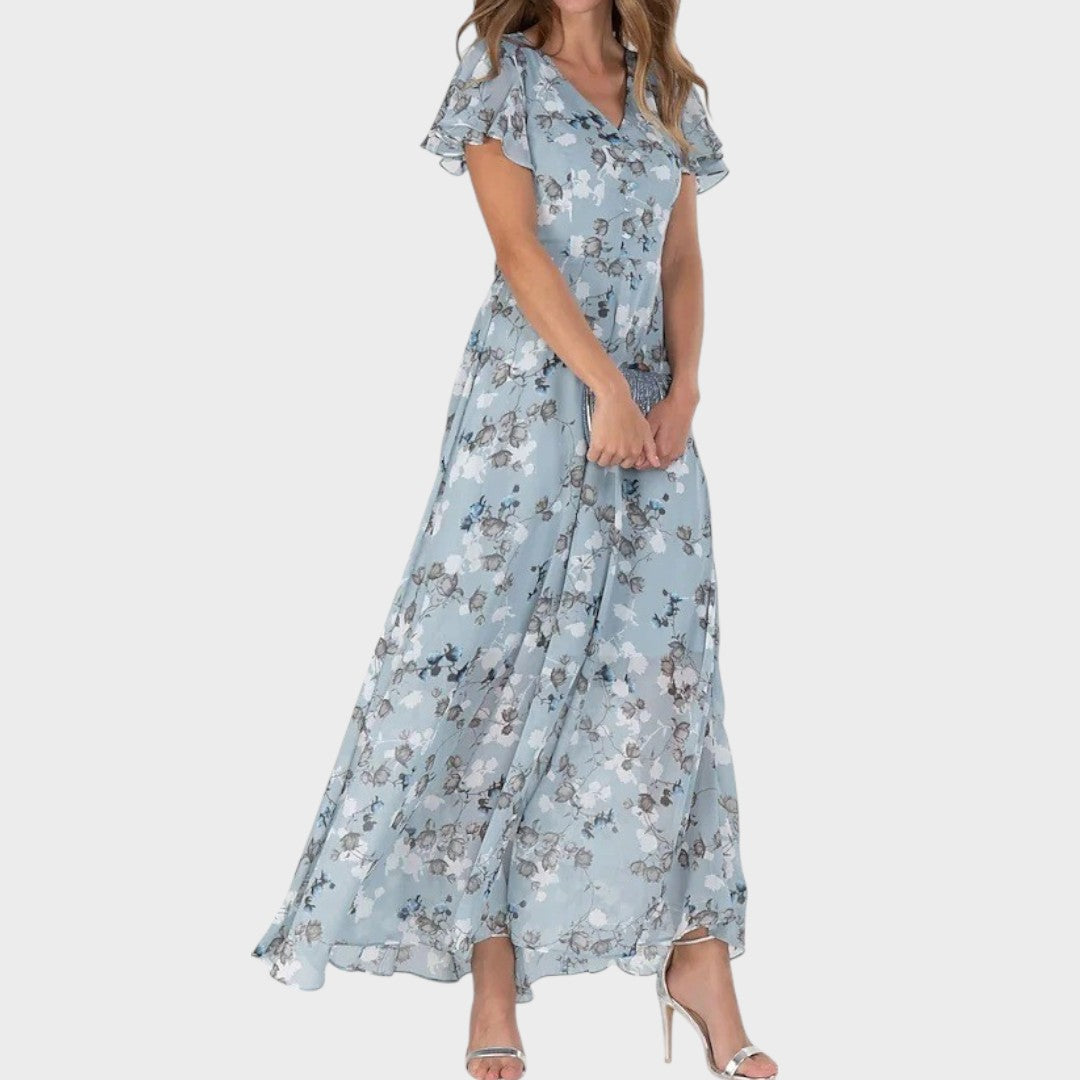 Aldana | Vestido con Volados Floral