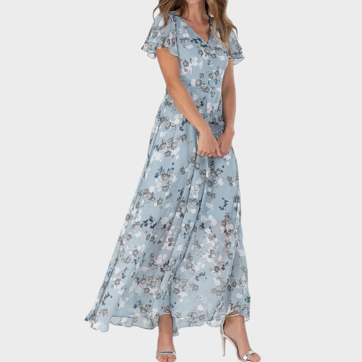 Aldana | Vestido con Volados Floral