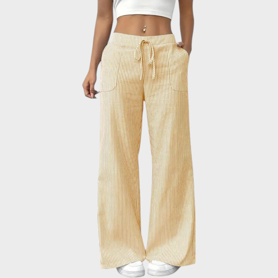 Andrea | Pantalón Ancho con Cordón Ajustable