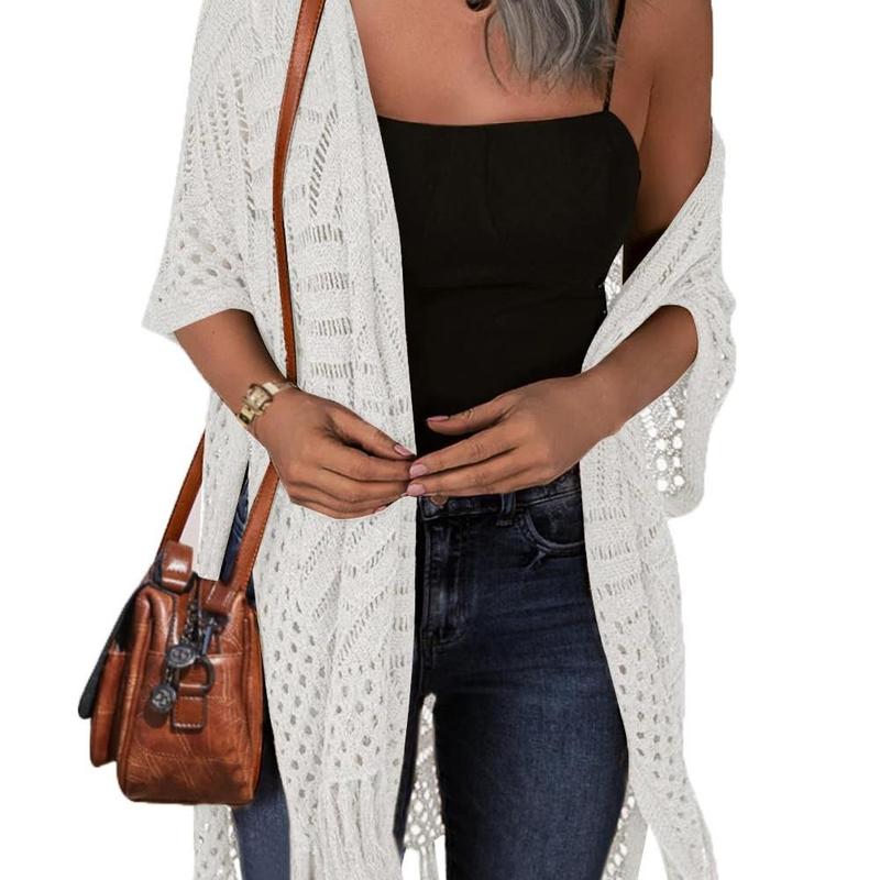 Zarella | Chaqueta de Verano Con Flecos Cómoda