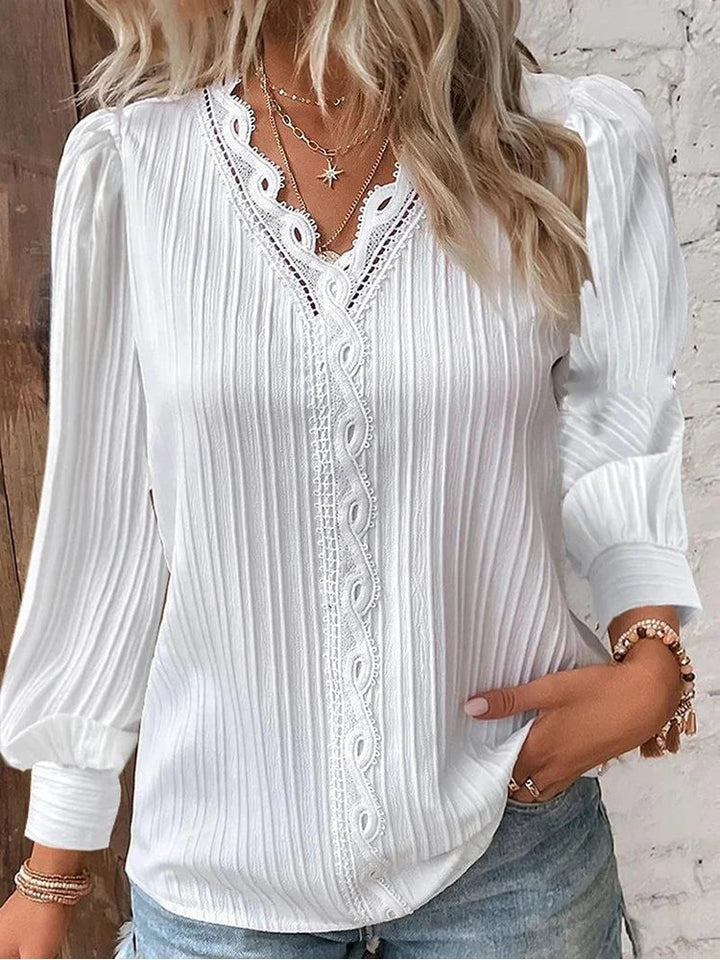 Renata | Blusa Clásica Plisada para Mujeres