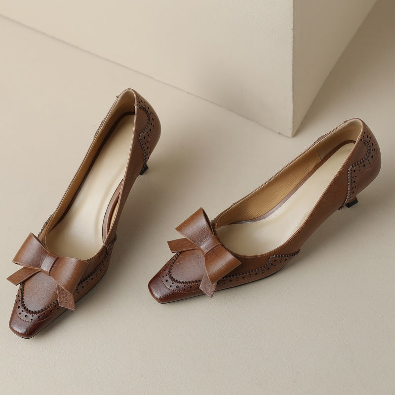Célora | Pumps con Cinta de Cuero