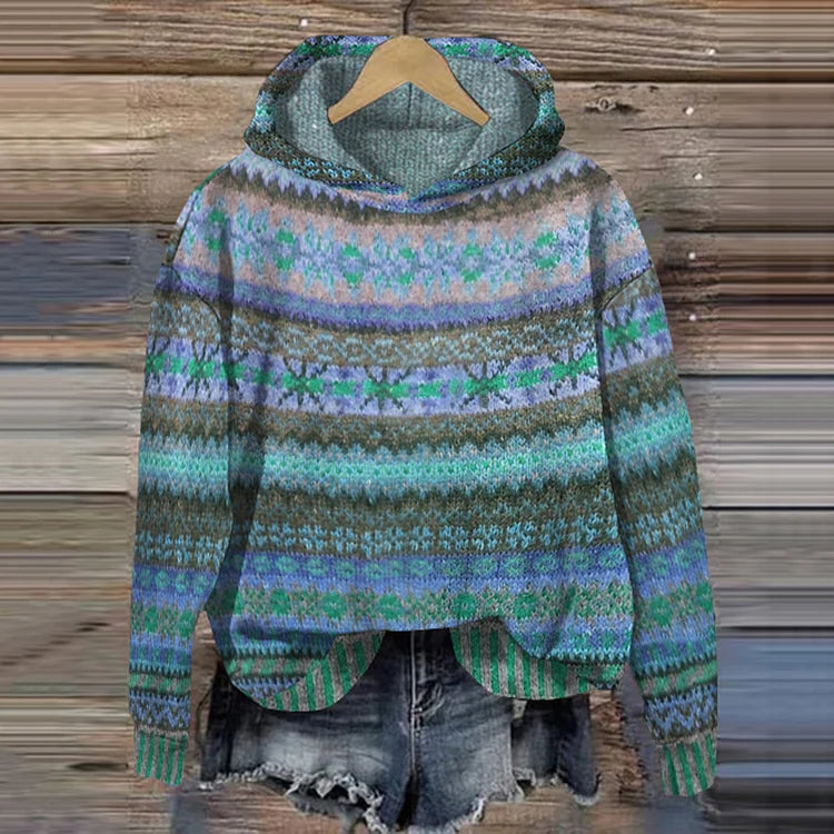 Gaby | Sudadera Étnica Retro