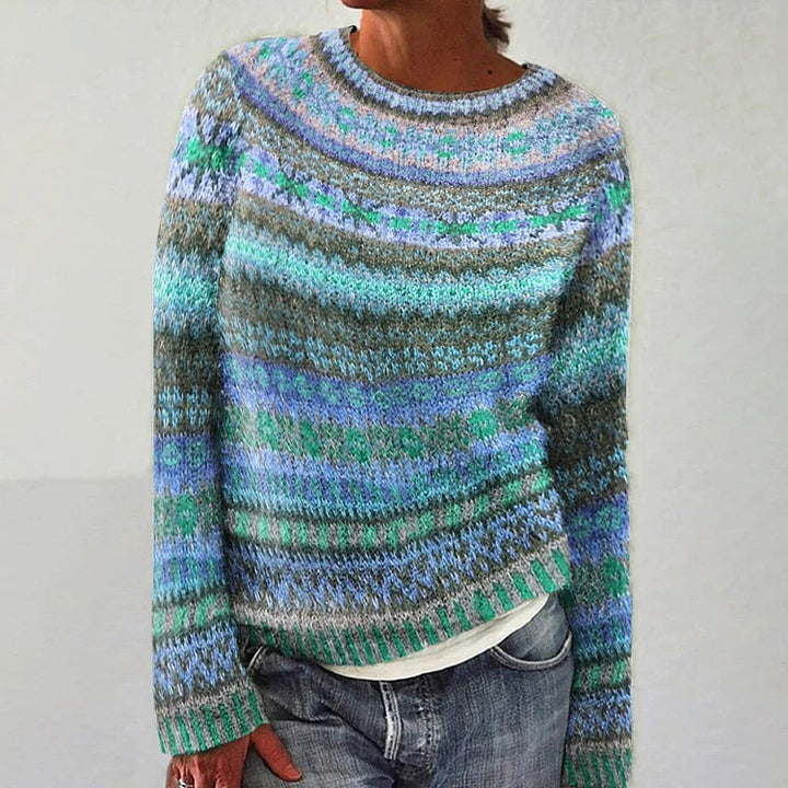 Harper | Suéter Fair Isle Vibrante