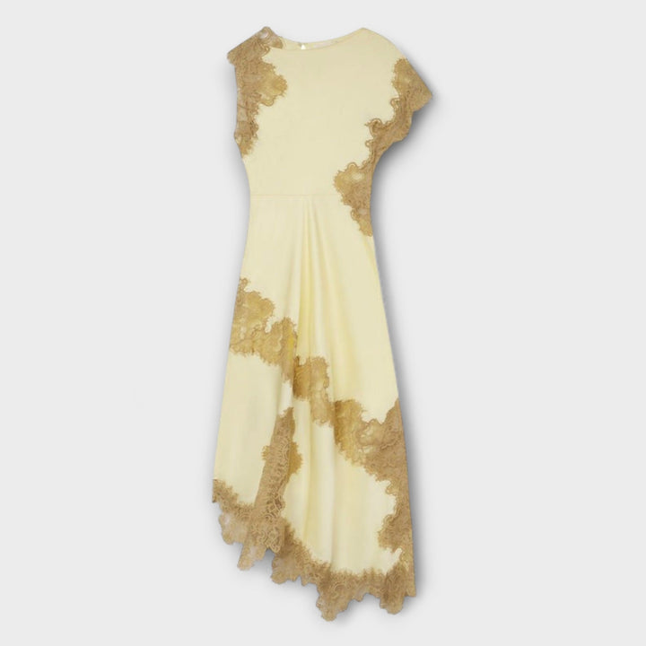 Ariadna | Vestido Largo de Satén y Encaje