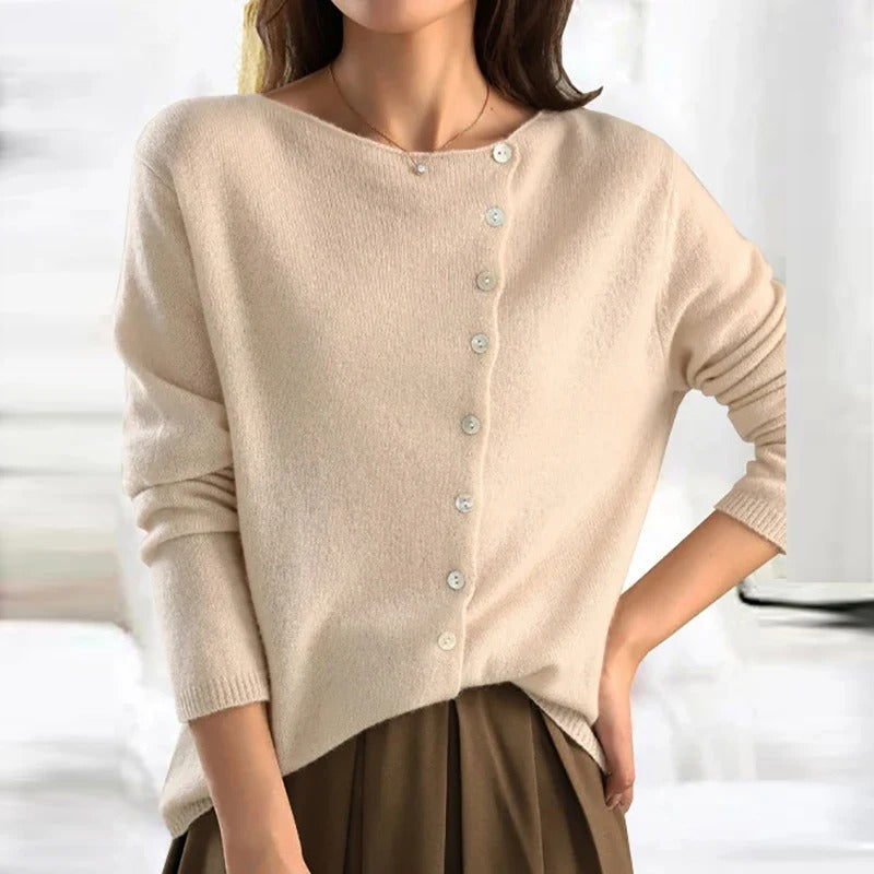 Anais | Cardigan de Botones de Lujo