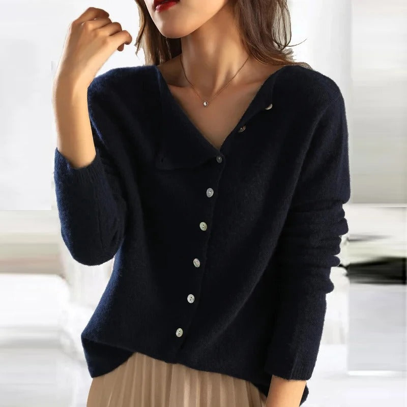 Anais | Cardigan de Botones de Lujo
