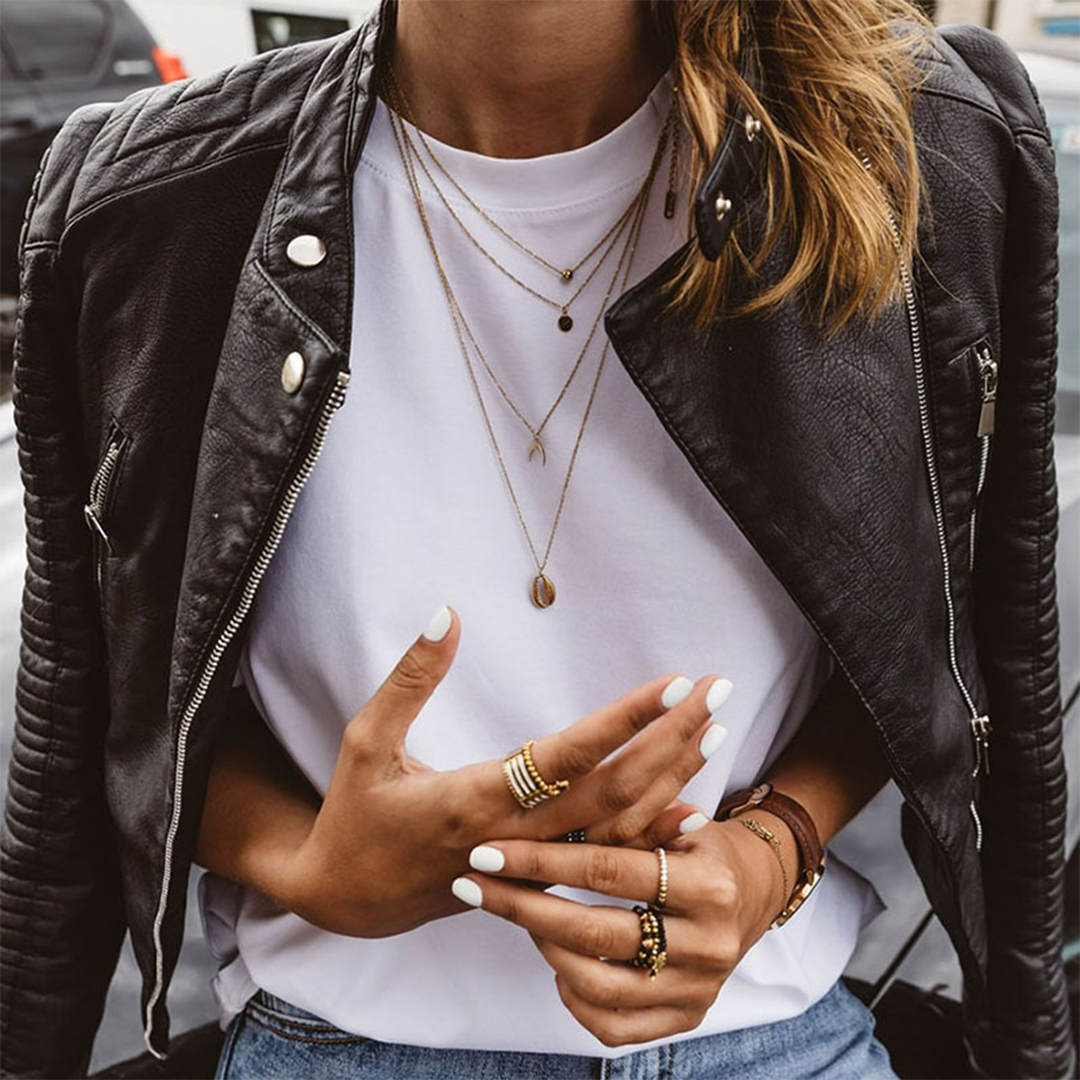 Janet | Chaqueta de Cuero Real