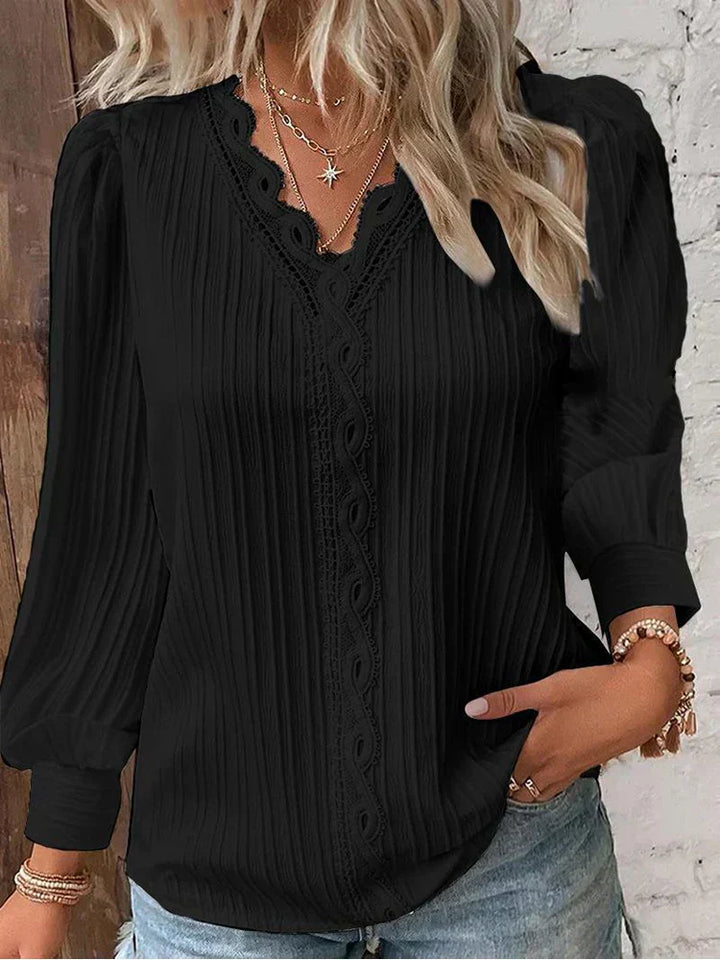 Renata | Blusa Clásica Plisada para Mujeres