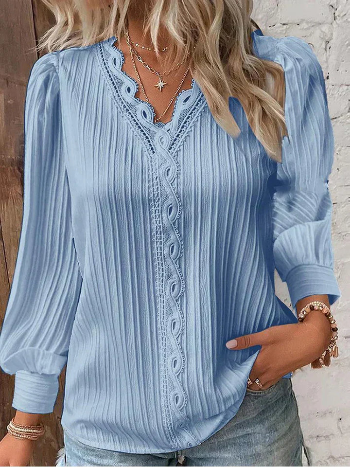 Renata | Blusa Clásica Plisada para Mujeres