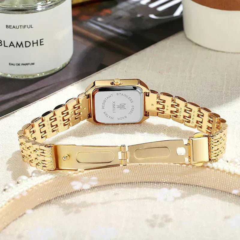 Glam | Reloj Cuadrado Brillante