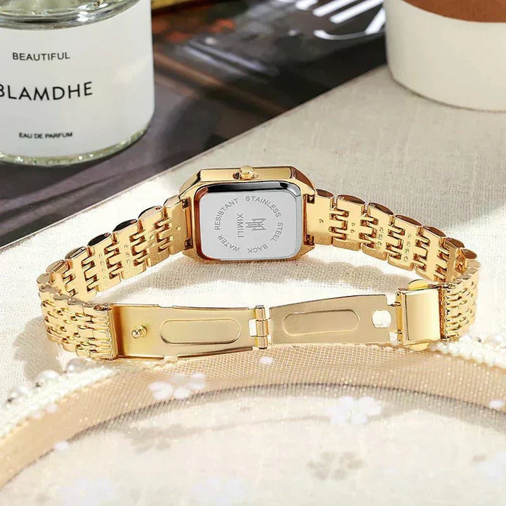 Glam | Reloj Cuadrado Brillante