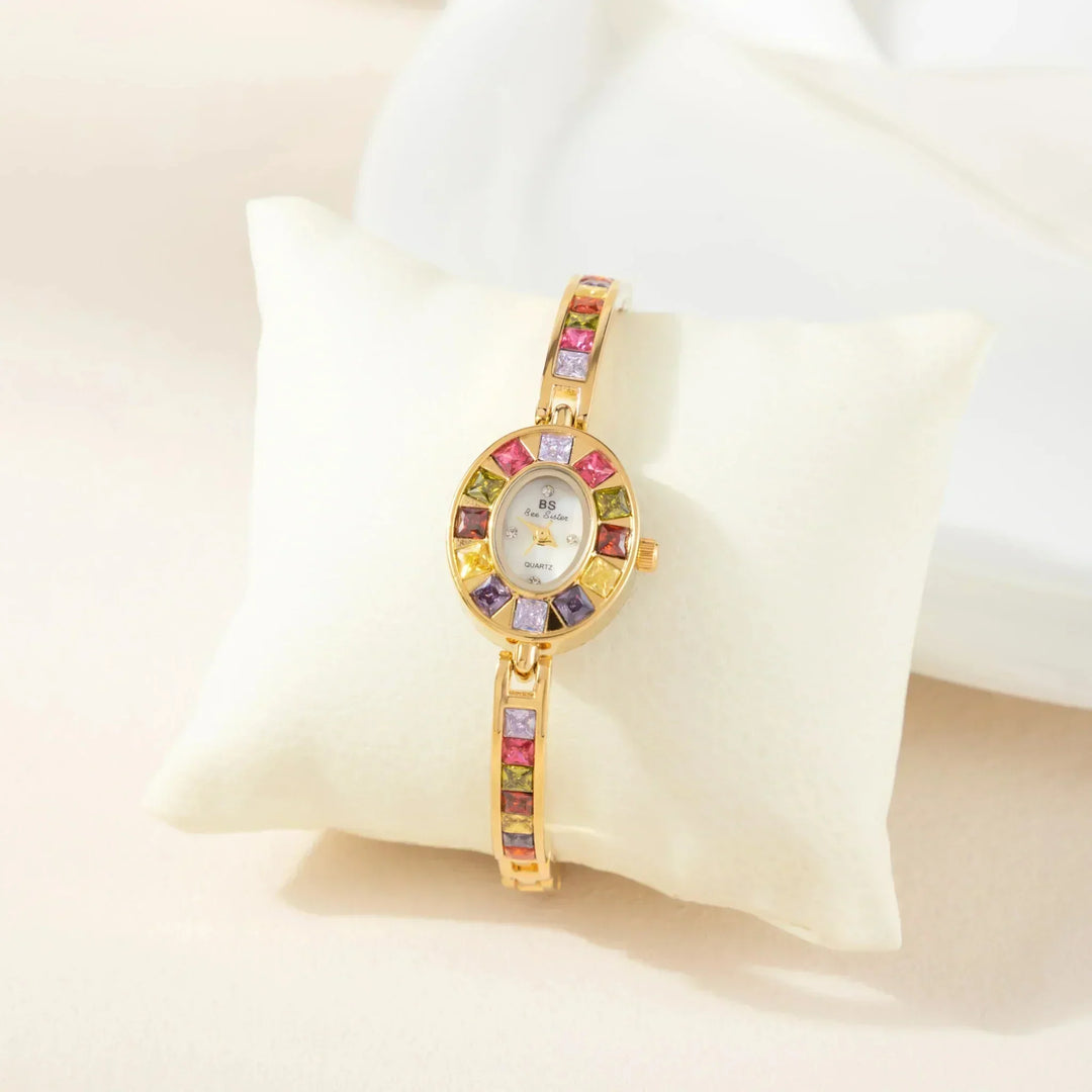 Kiara | Reloj Colorido con Dorado