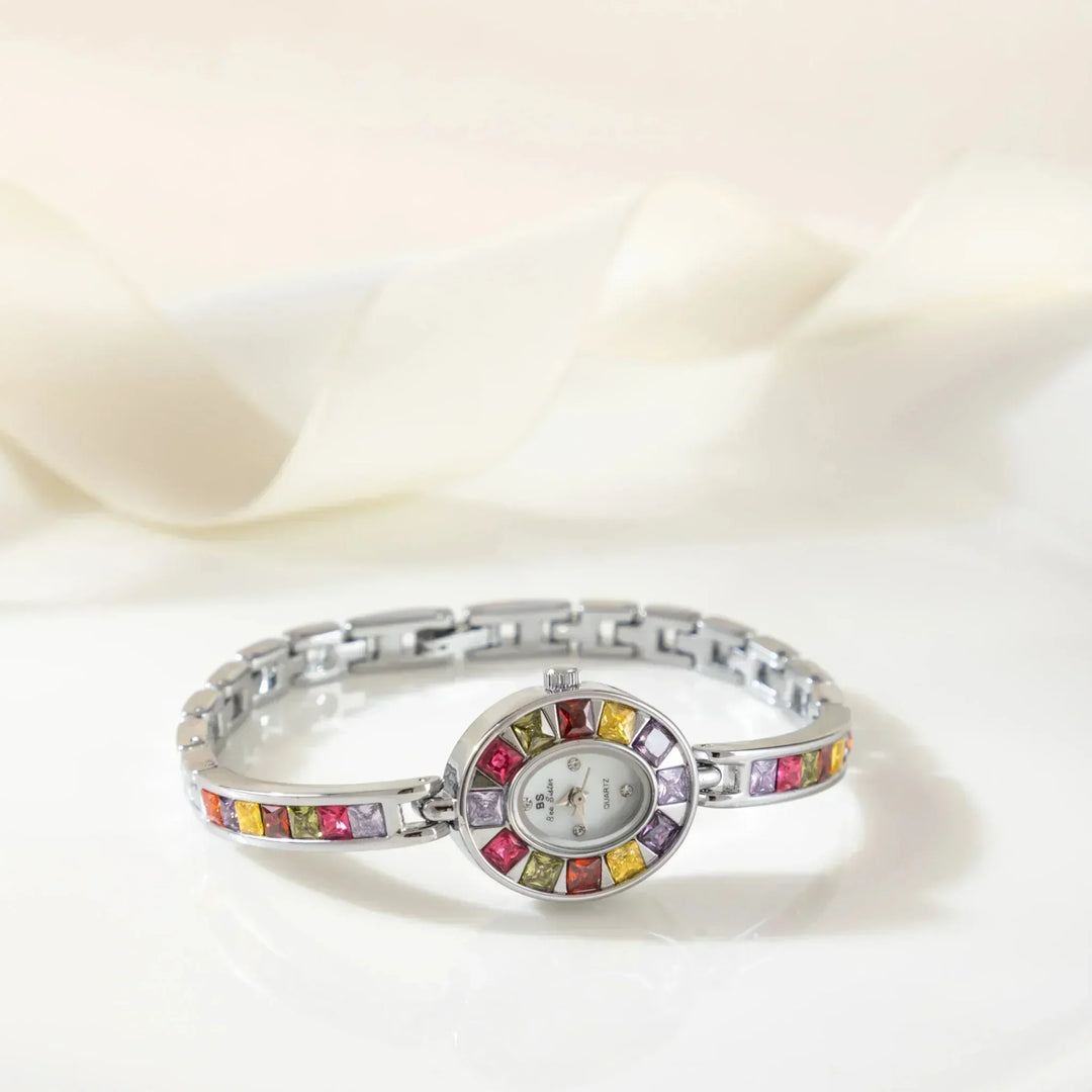 Kiara | Reloj Colorido con Dorado
