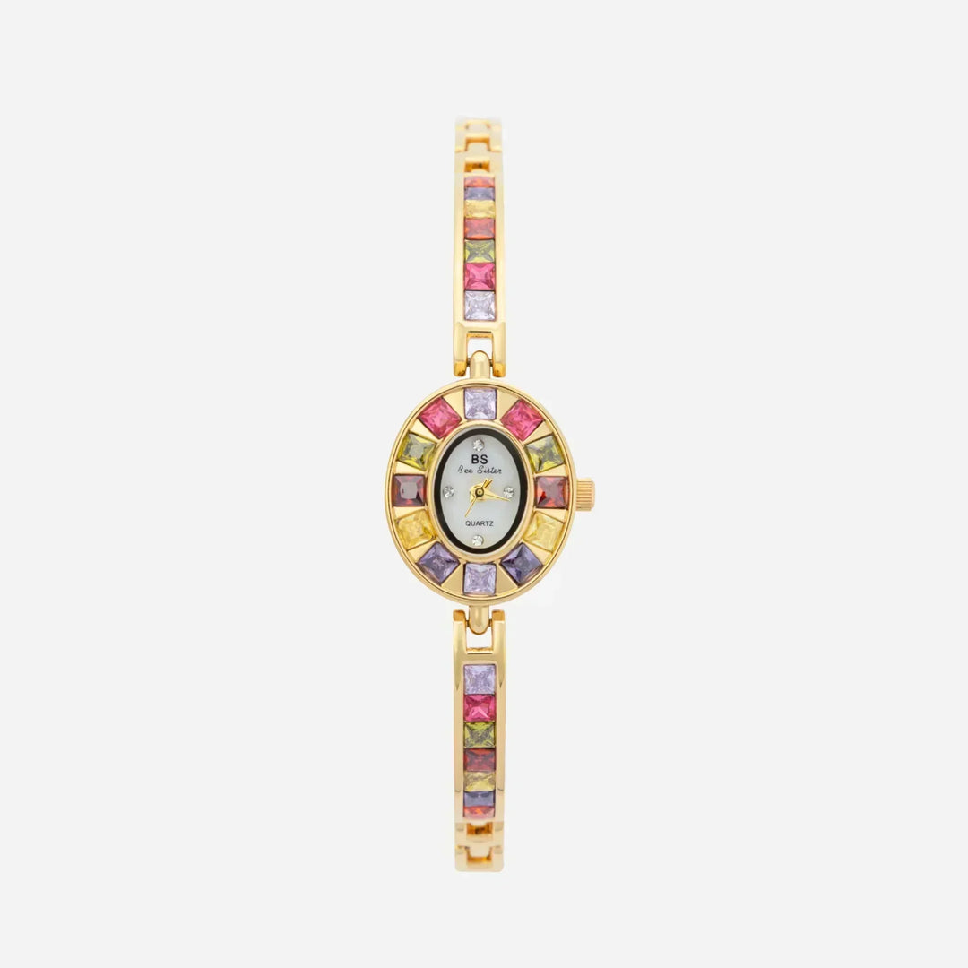 Kiara | Reloj Colorido con Dorado
