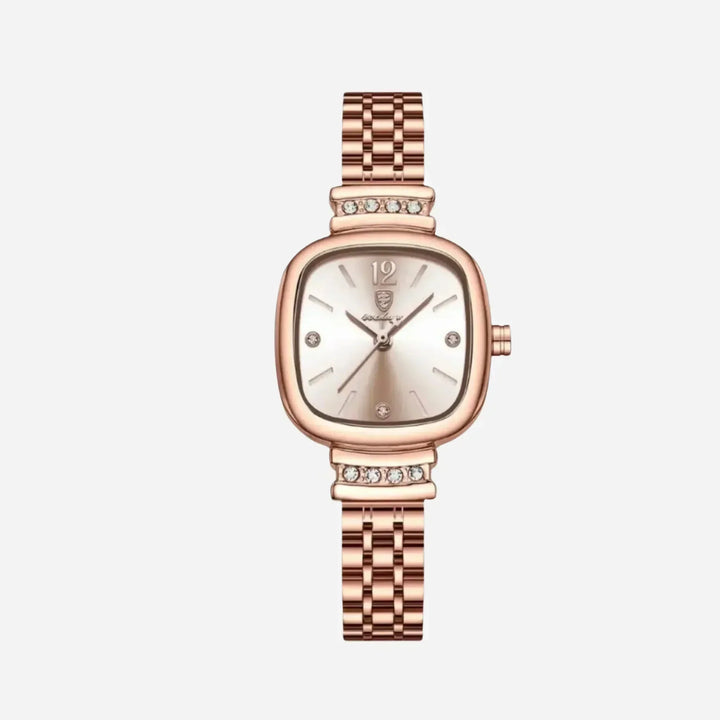 Polly | Reloj Retro Bronze