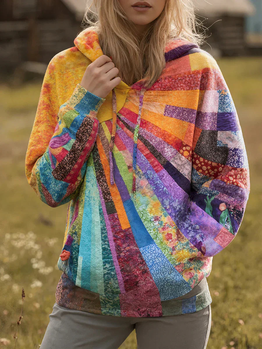 Lauren | Buzo Boho Patchwork