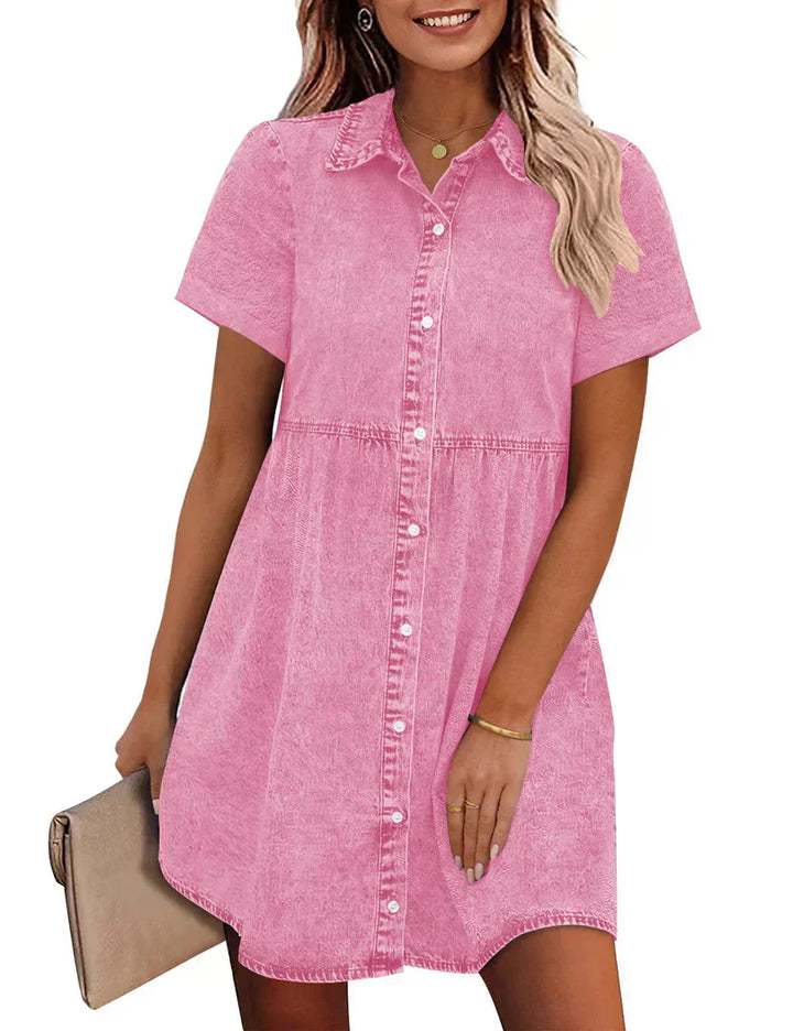 Juana | Vestido Camisero de Jean