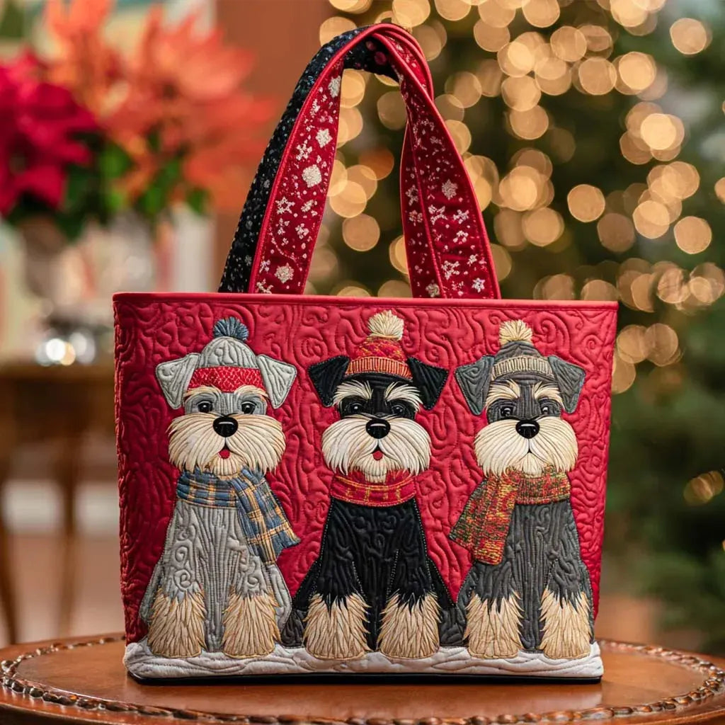 Cartera Artesanal | Trío de Schnauzers