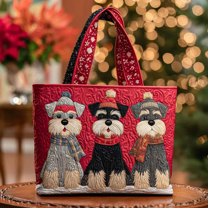 Cartera Artesanal | Trío de Schnauzers