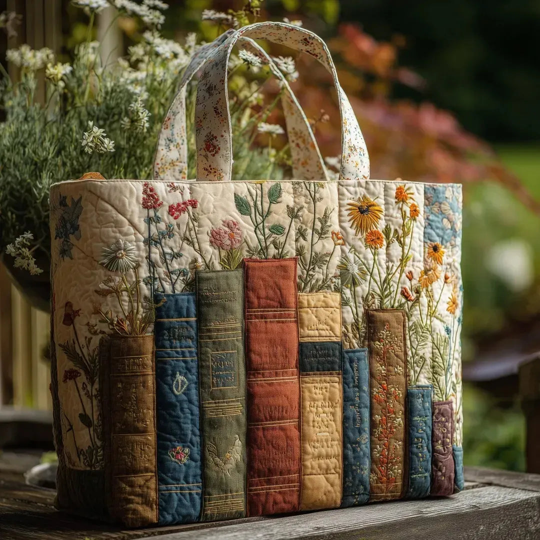 Cartera Artesanal | Libros y Flores
