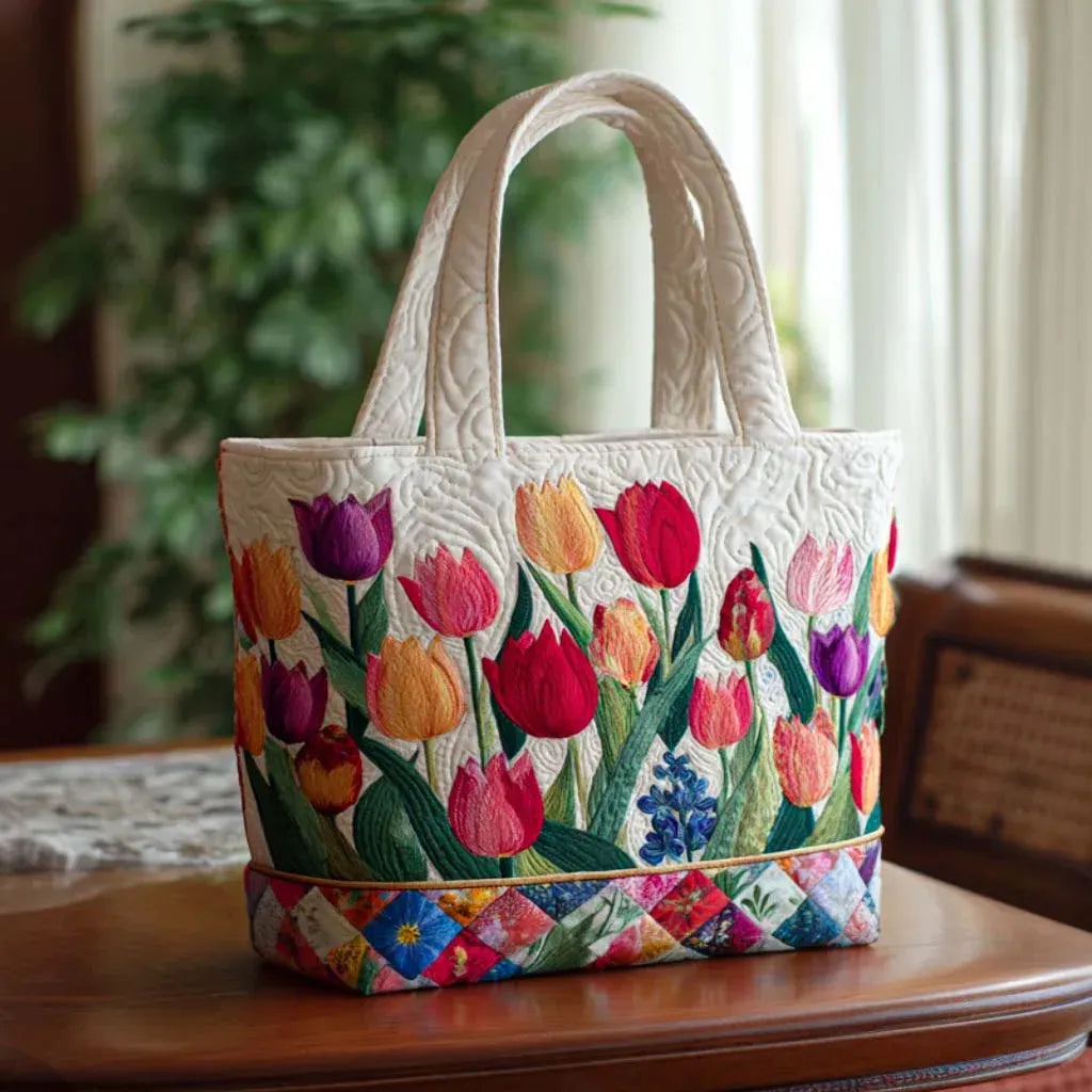 Cartera Artesanal | Jardín de Tulipanes