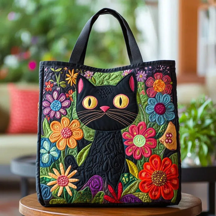 Cartera Artesanal | Gato Negro Encantado