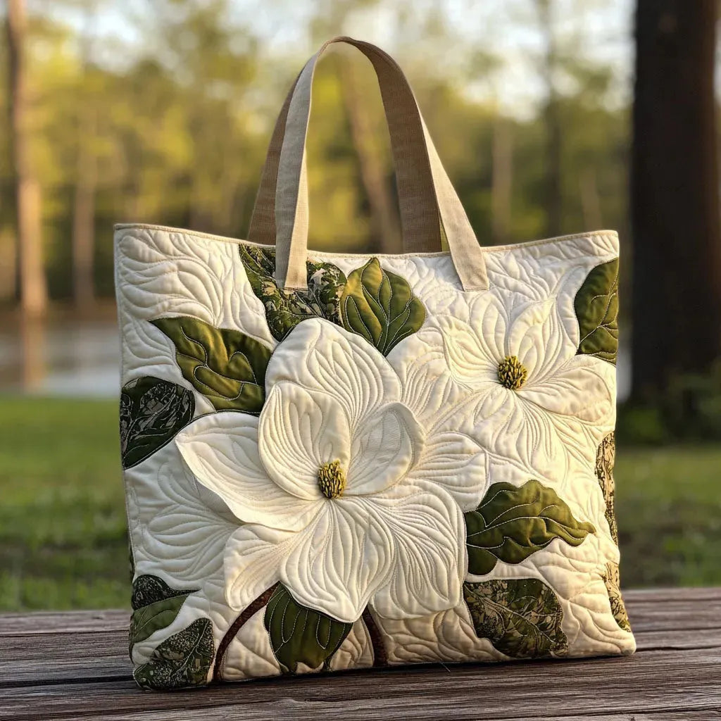 Cartera Artesanal | Lirios Blancos Elegantes