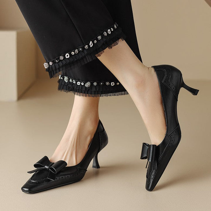 Célora | Pumps con Cinta de Cuero