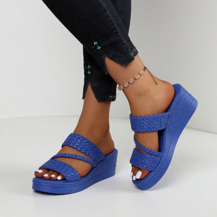 Hilda | Sandalias de Cuña Trenzada