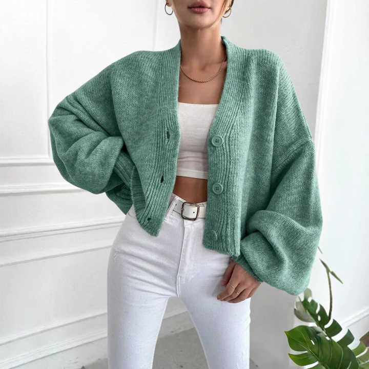 Quinn | Cárdigan Crop Casual