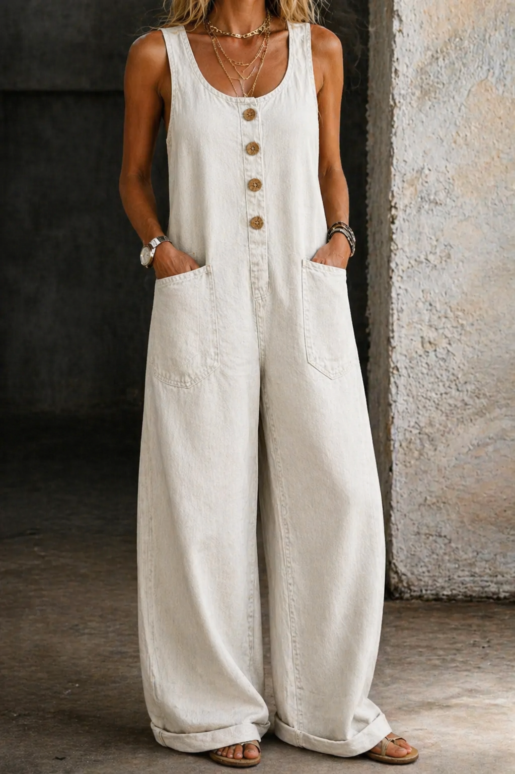 Willy | Overoles de Denim Vintage Lavado