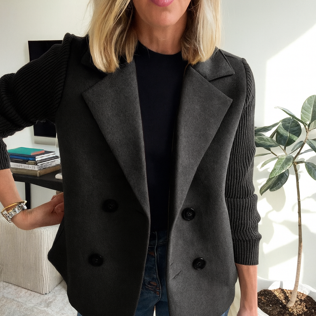 Sasha | Campera Blazer Acanalado