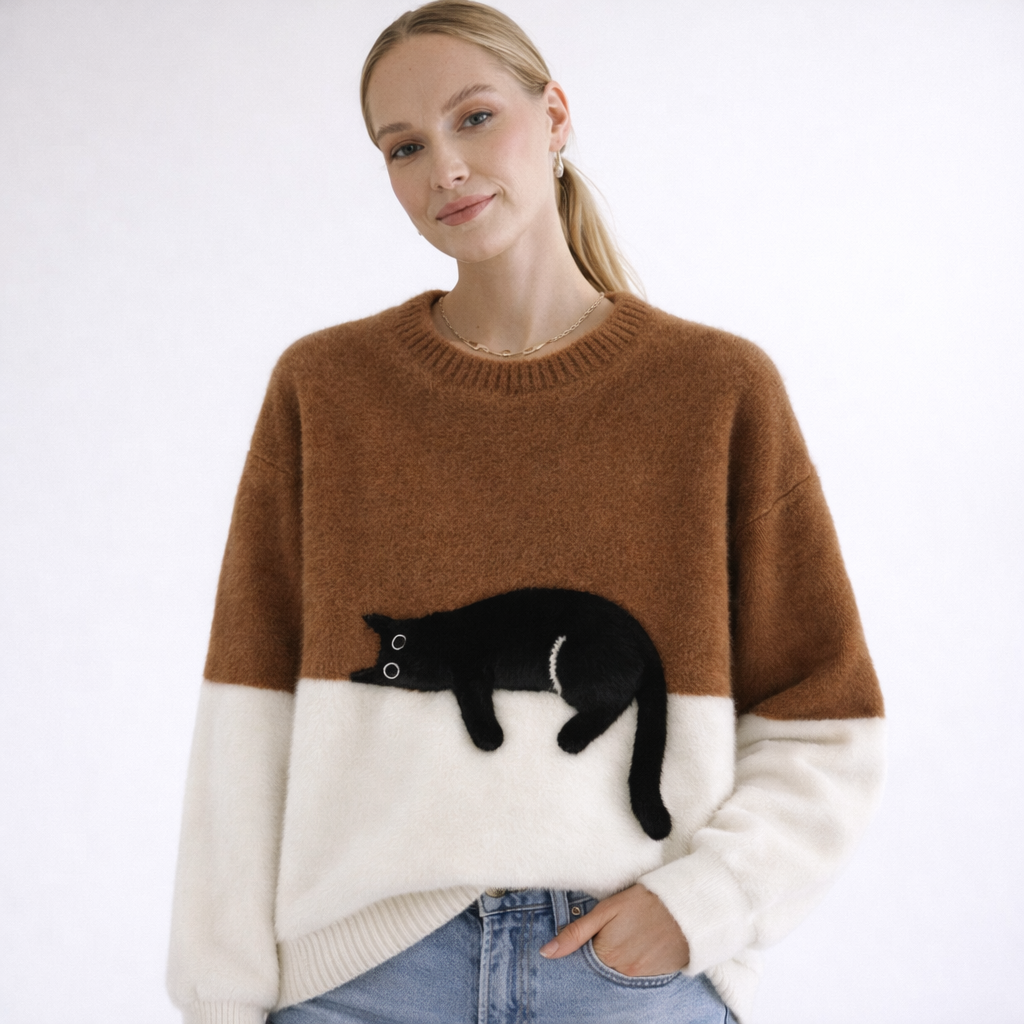 Suéter de Punto Acogedor Ruthie para Gatos