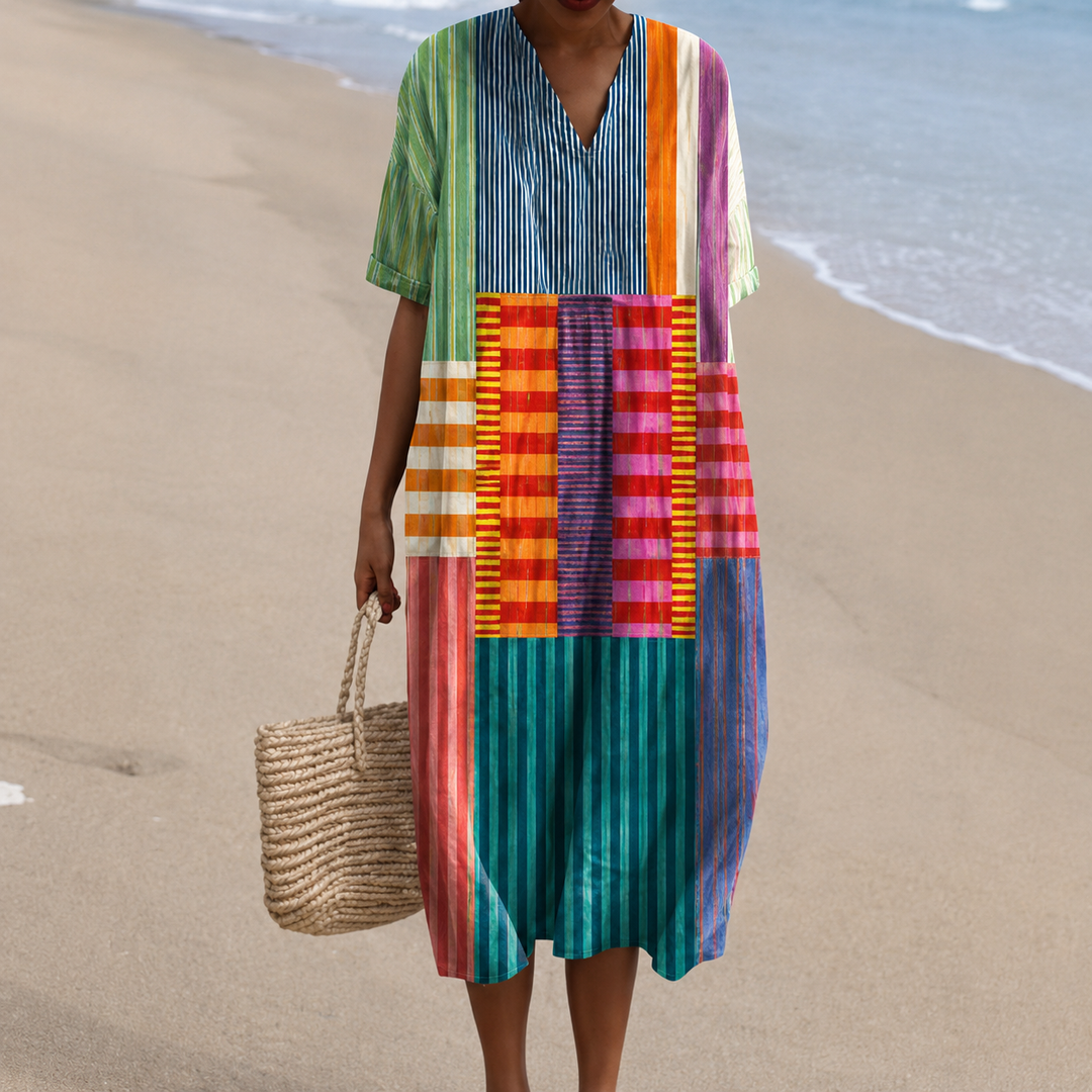 Birte | Vestido de verano con estampado