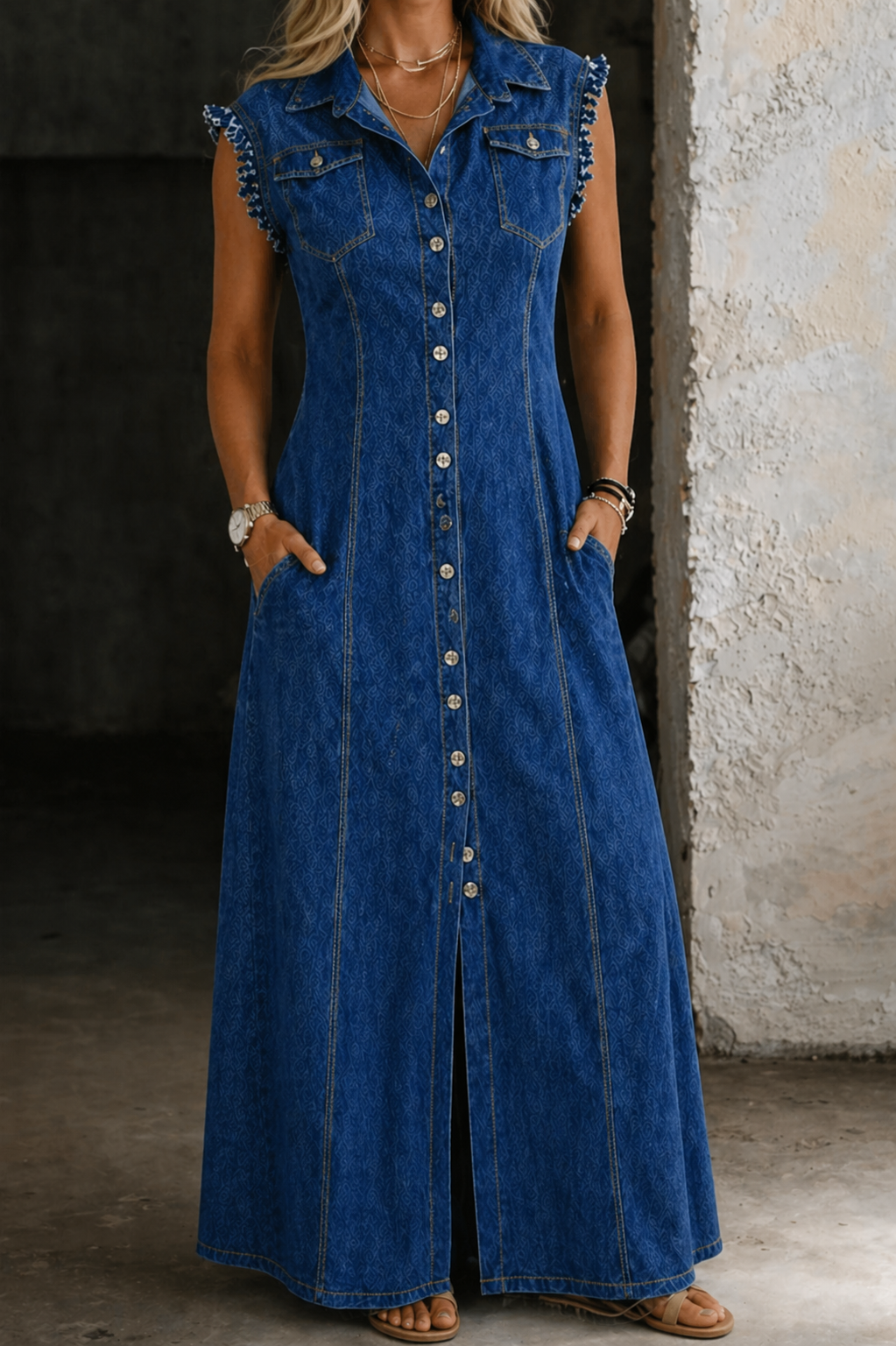 Liora | Vestido de Mezclilla Talla Grande
