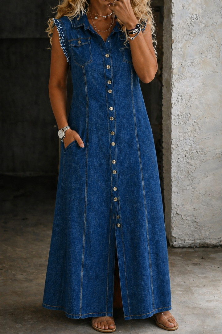 Liora | Vestido de Mezclilla Talla Grande