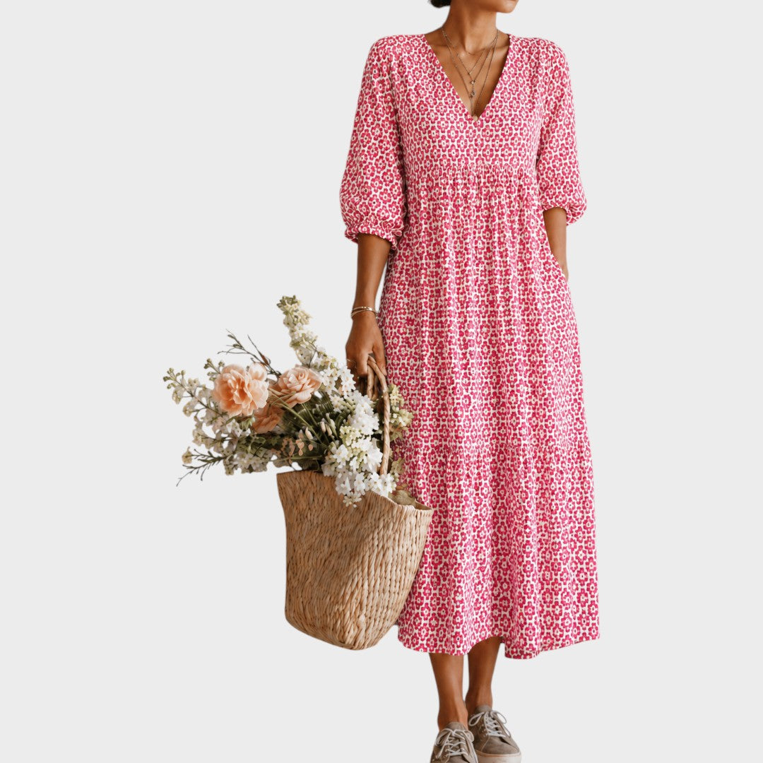 Olivia | Vestido Maxi de Lino