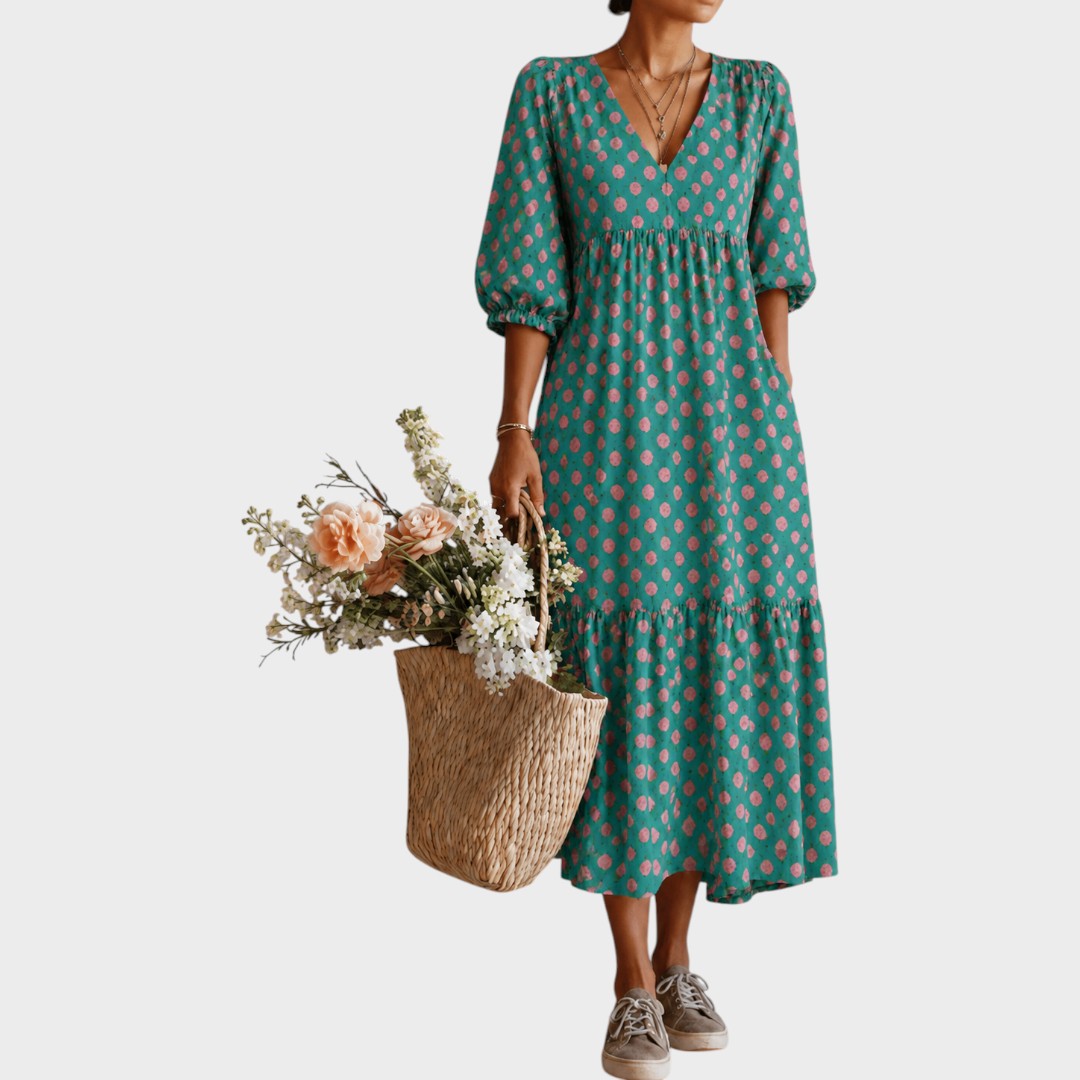Olivia | Vestido Maxi de Lino