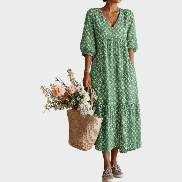 Olivia | Vestido Maxi de Lino