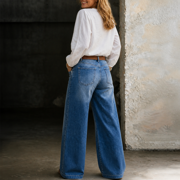 Madie | Jeans de tiro alto vintage