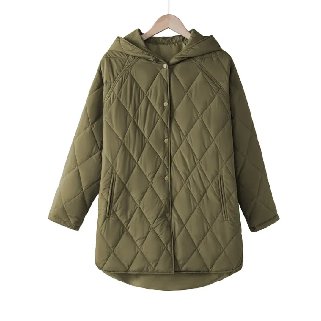 Nyla | Chaqueta Acolchada de Diamante Acogedora