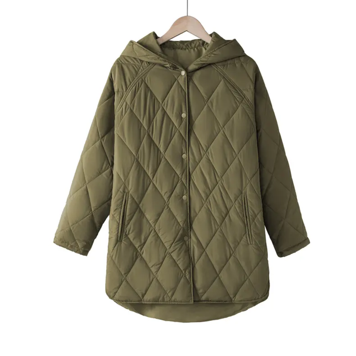 Nyla | Chaqueta Acolchada de Diamante Acogedora