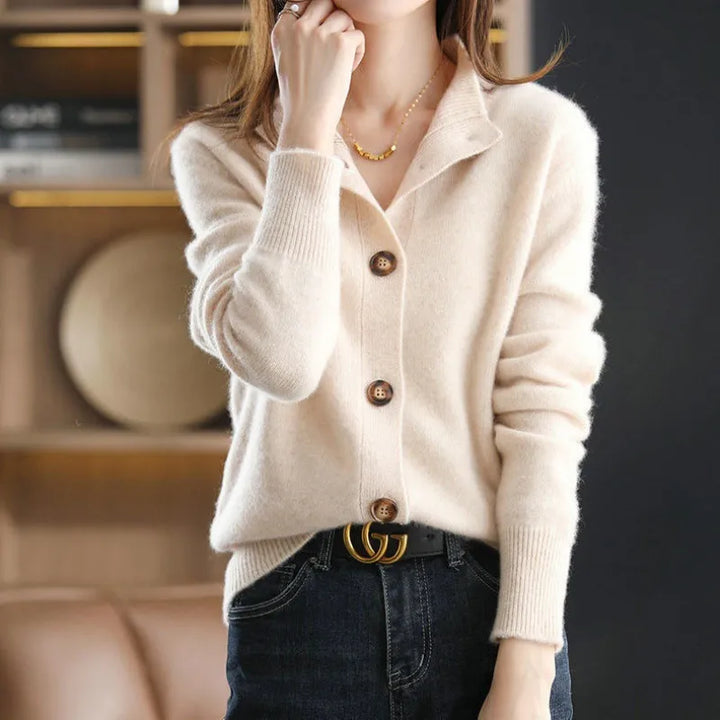 Elara | Cardigan de Botones Luxe
