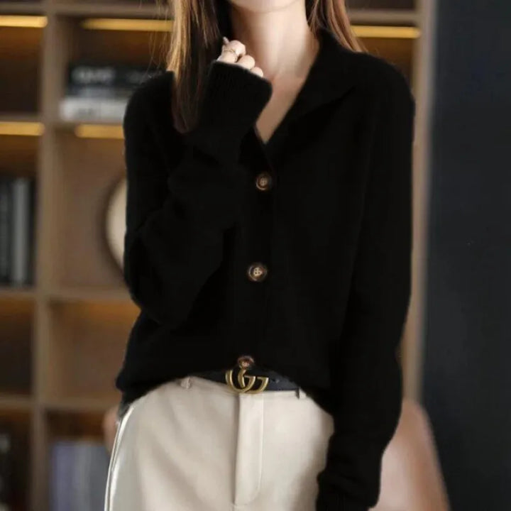 Elara | Cardigan de Botones Luxe