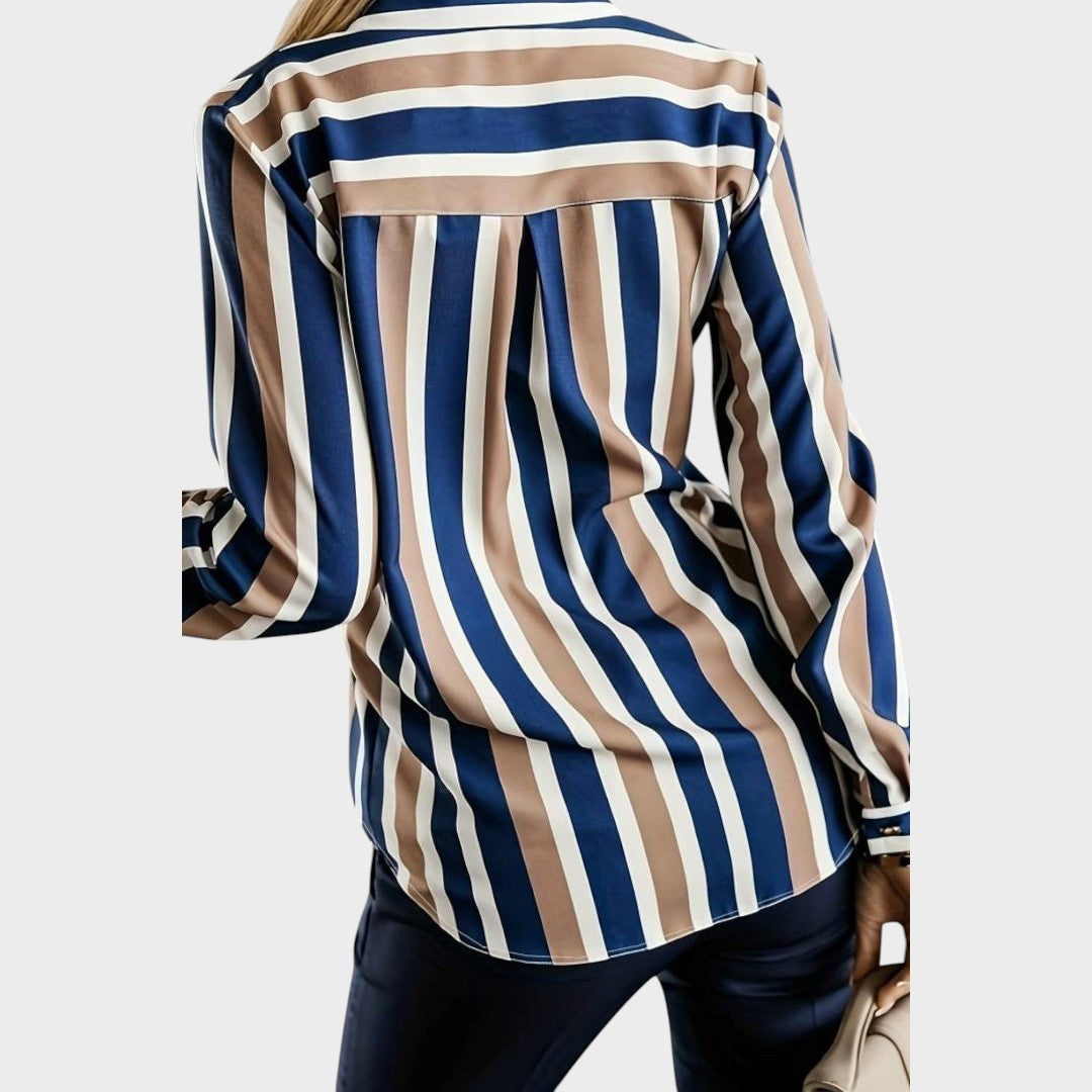 Romina | Blusa a Rayas Holgada
