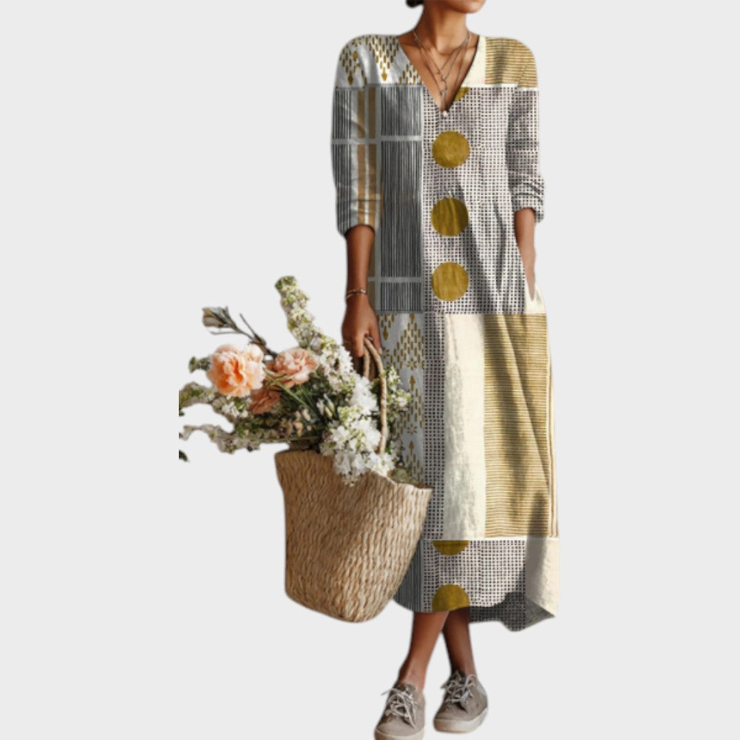 Emily | Vestido Maxi de Lino