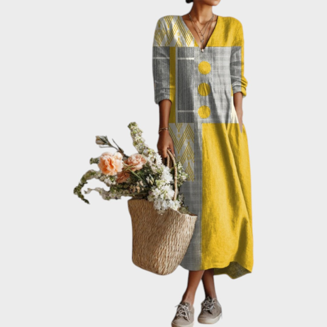 Emma | Vestido Maxi de Lino