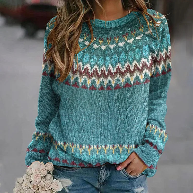 Finley | Suéter de punto Boho Wave
