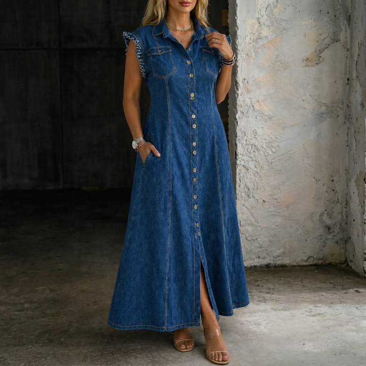 Liora | Vestido de Mezclilla Talla Grande